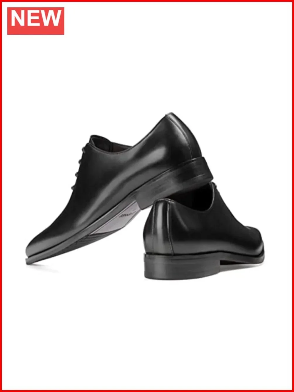 Genuine Leather Oxford Dress Shoes Slip Resistant Lace-Up Formal